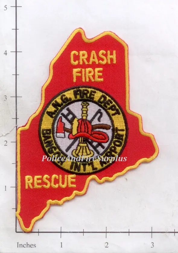 Maine - Bangor International Airport Ang Fire Dept Patch 1