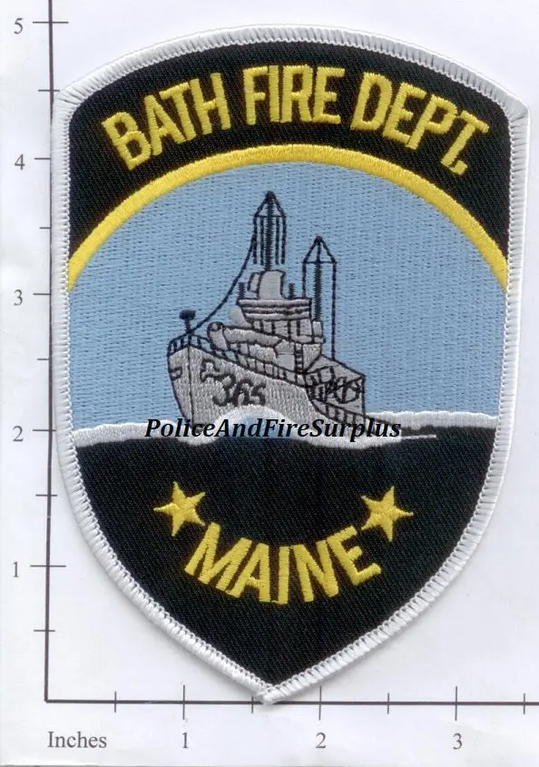 Maine - Bath Fire Dept Patch 1