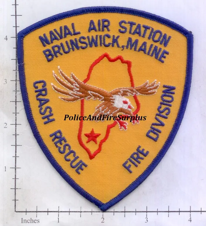 Maine - Brunswick Naval Air Station Crash Rescue Fire Division Patch 1