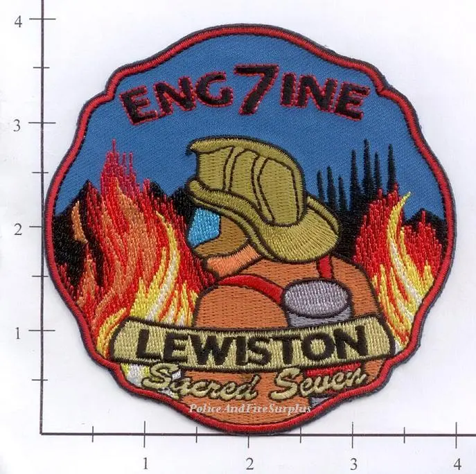 Maine - Lewiston Engine 7 Fire Dept Patch 1