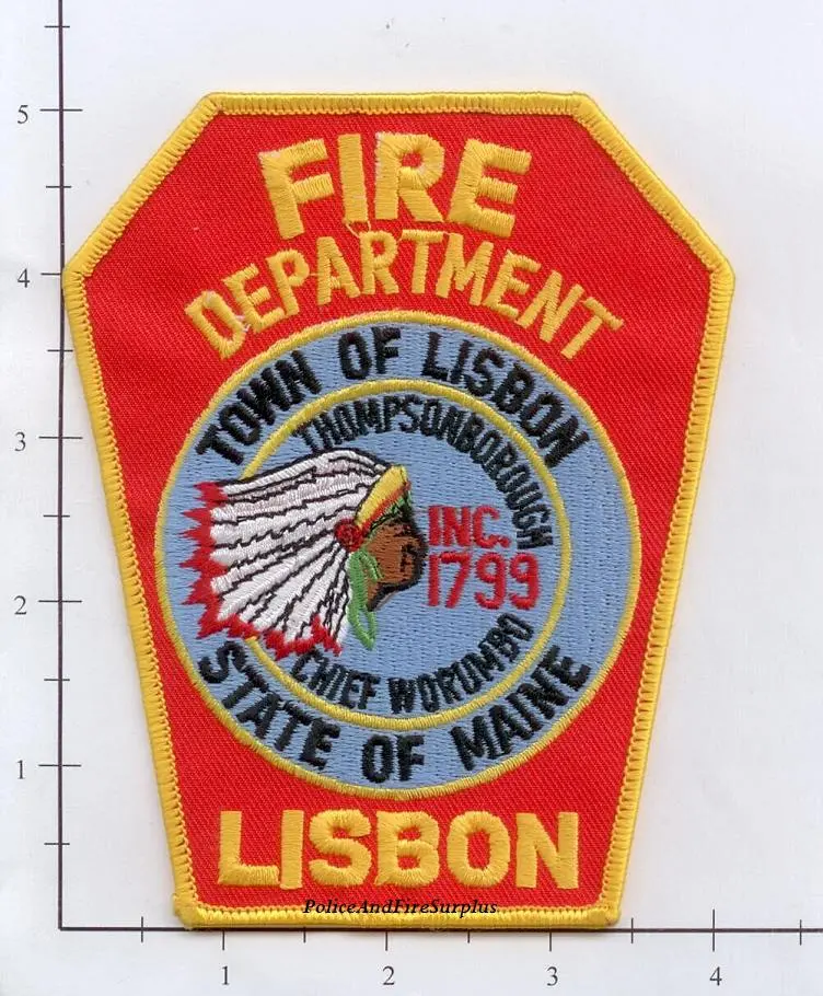 Maine - Lisbon Fire Dept Patch 1