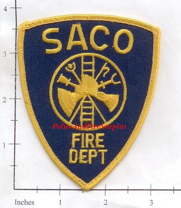 Maine - Saco Fire Dept Patch 1