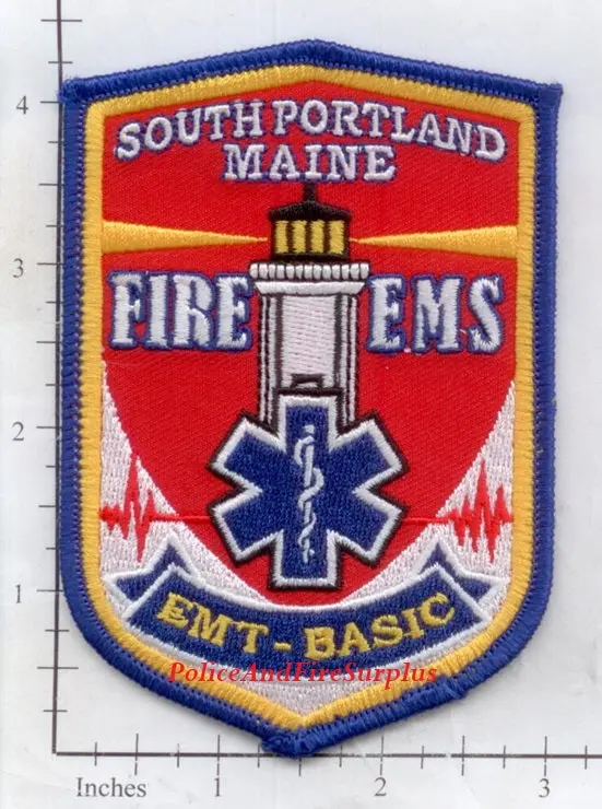 Maine - South Portland Fire Ems, Emt Basic Dept Patch 1
