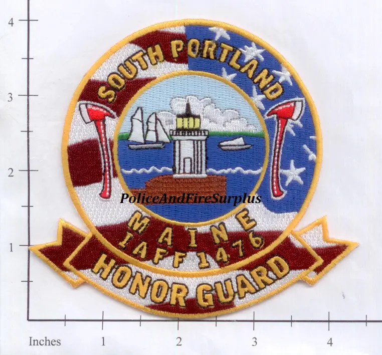 Maine - South Portland Honor Guard Fire Dept Patch 1