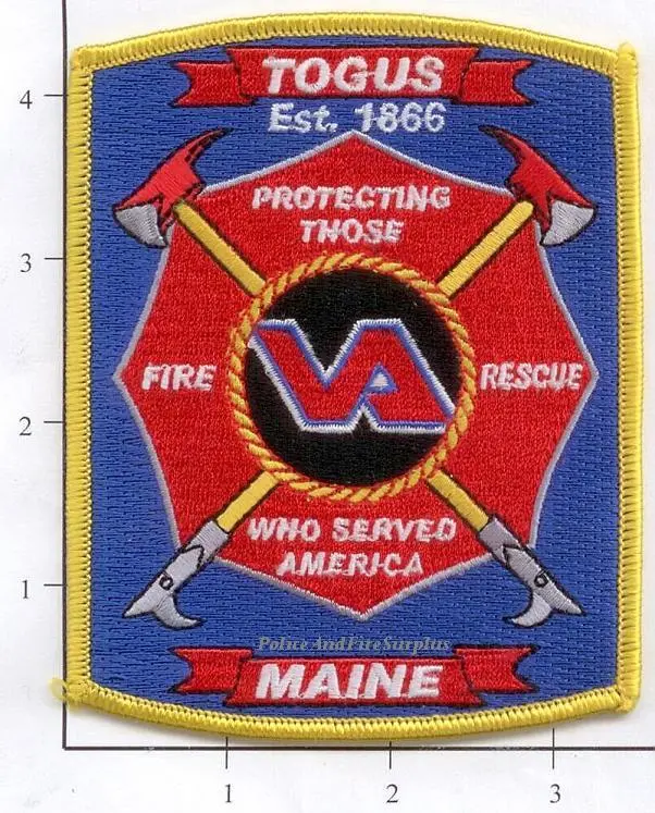 Maine - Togus Veterans Administration Fire Patch 1