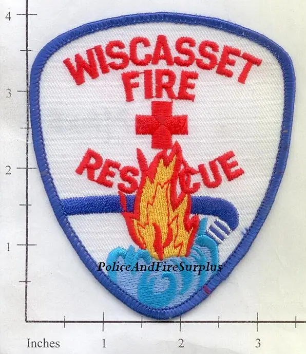 Maine - Wiscasset Fire Rescue Patch 1
