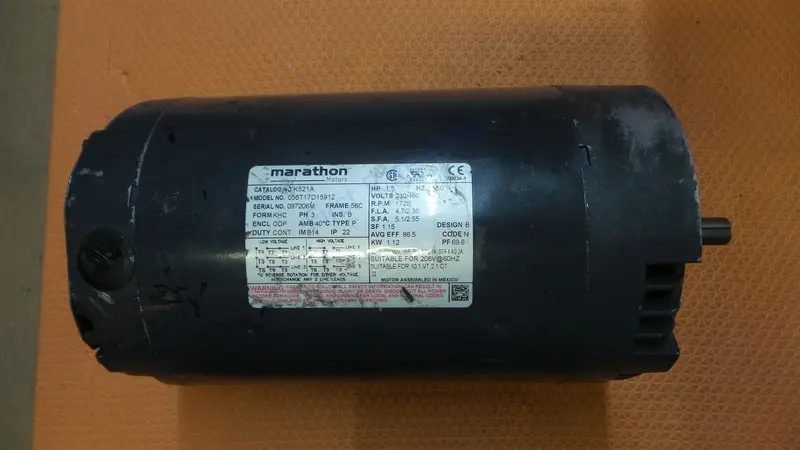 Marathon Motors K521a Motor 056T17d15912 K521c Baldor Vem31154 1.5Hp 1