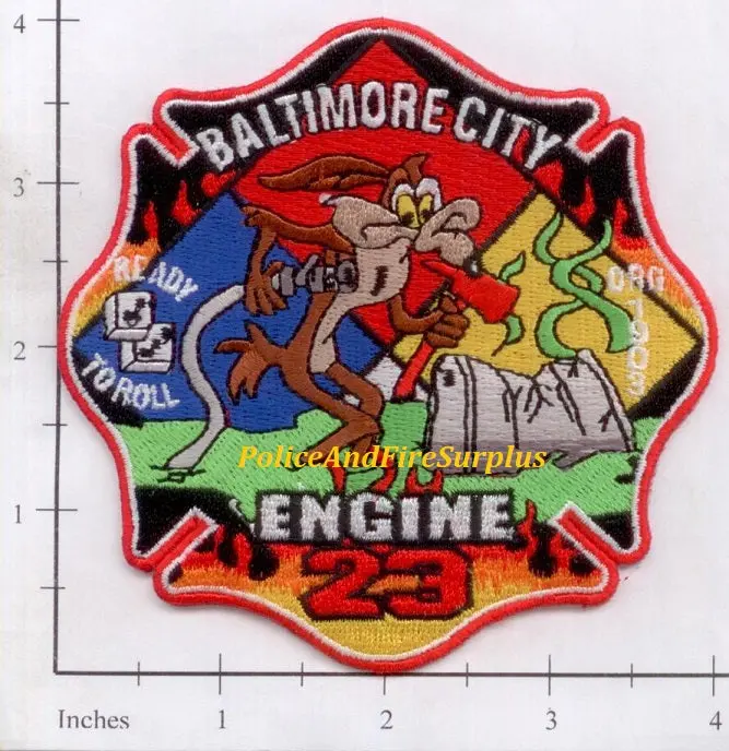 Maryland - Baltimore City Engine 23 Fire Dept Patch V1 1