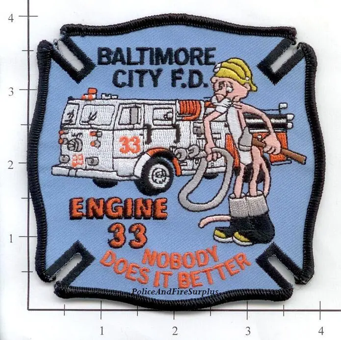 Maryland - Baltimore City Engine 33 Fire Dept Patch V1 1
