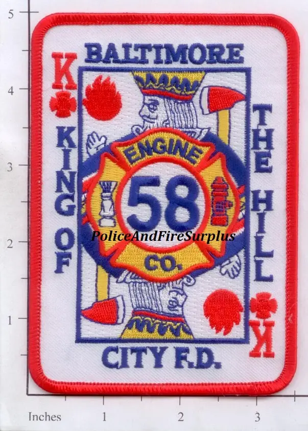 Maryland - Baltimore City Engine 58 Fire Dept Patch V1 1