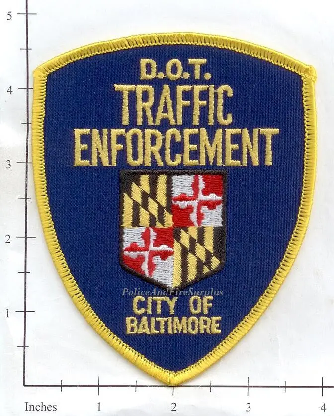 Maryland - Baltimore City Police Dept Traffic Enforcement Patch 1