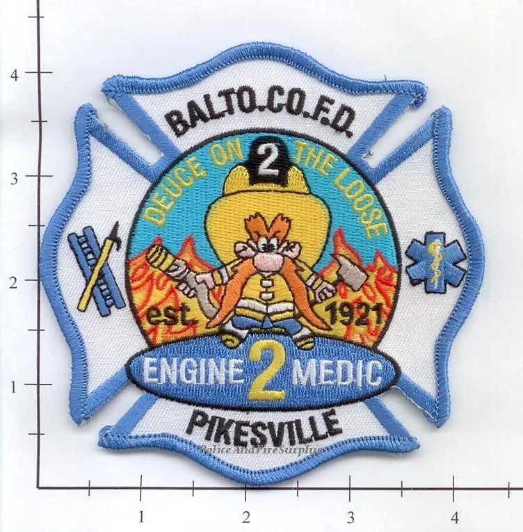Maryland - Baltimore County Engine 2 Medic 2 Fire Dept Patch V1 1