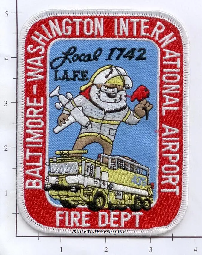 Maryland - Baltimore Washington International Airport Fire Dept Patch 1