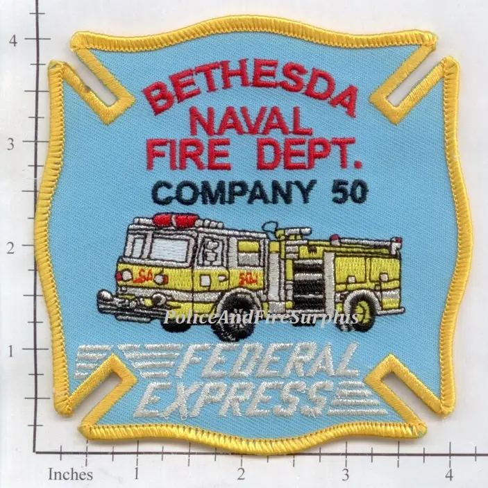 Maryland - Bethesda Naval Fire Dept Engine 50 Patch 1