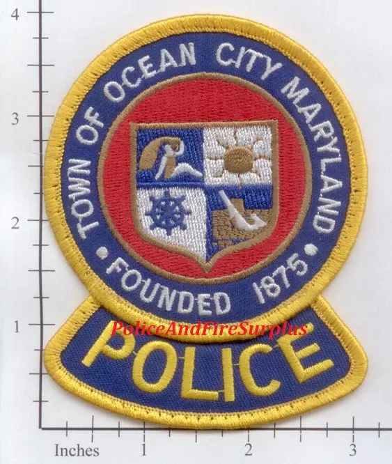 Maryland - Ocean City Police Dept - 2 Piece Patch 1