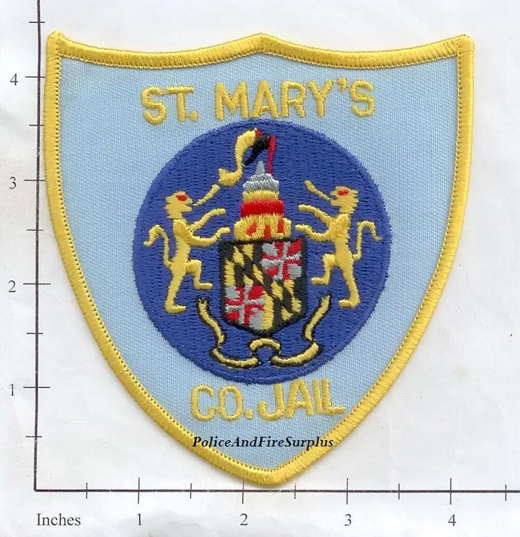 Maryland - St Mary's County Jail Police Dept Patch 1