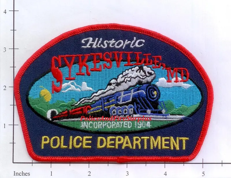 Maryland- Sykesville Police Patch 1