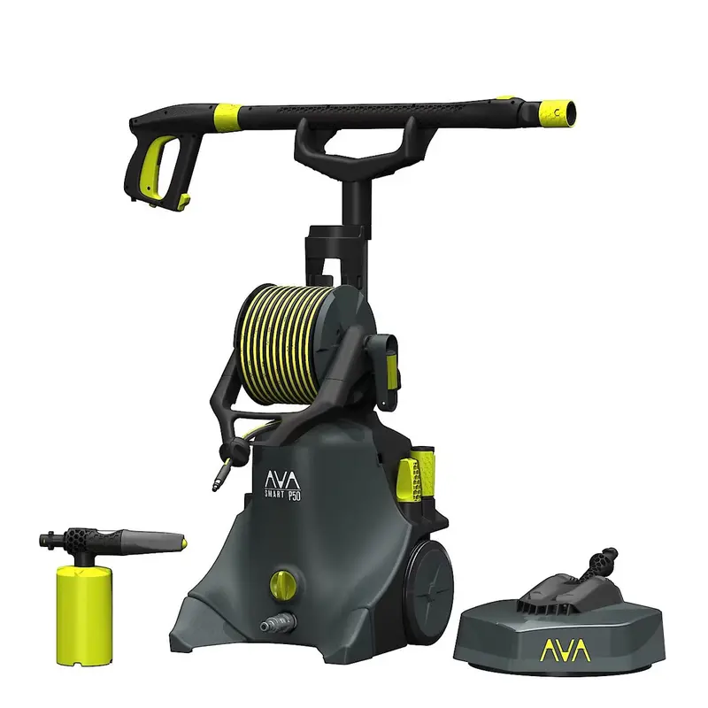 Masport Ava Smart P50 (Bundle) - 1885 Psi, 130 Bar, 8M Hose, Metal Pump & Many Attachments, 10 Year Warranty 1