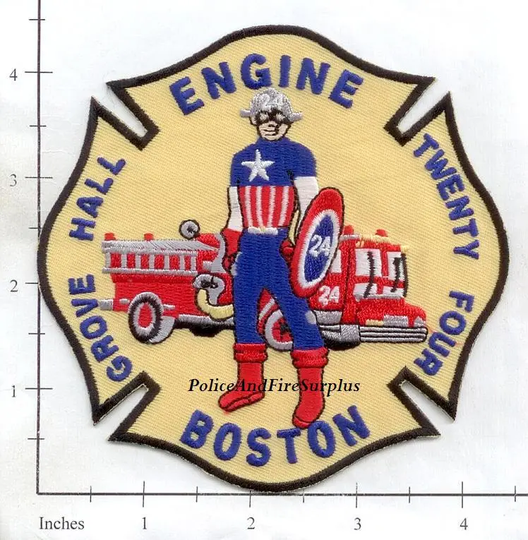 Massachusetts - Boston Engine 24 Fire Dept Patch V1 1