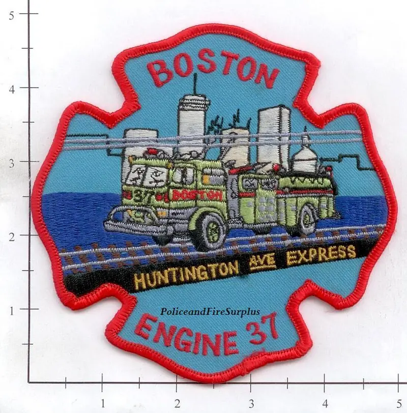 Massachusetts - Boston Engine 37 Fire Dept Patch V3 1
