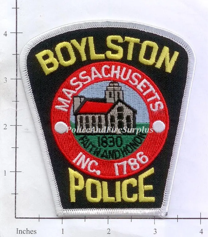 Massachusetts - Boylston Police Patch 1