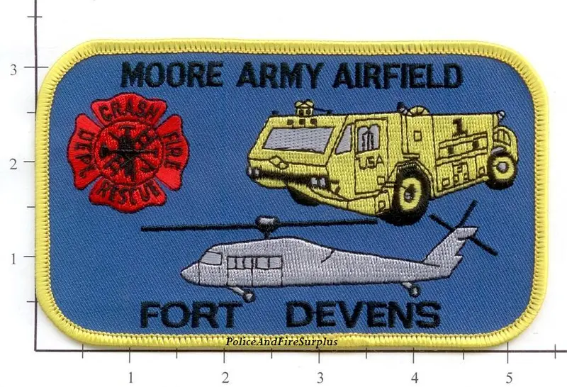 Massachusetts - Fort Devens - Moore Army Airfield Cfr Fire Patch 1