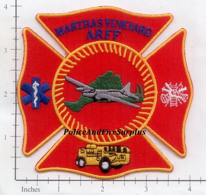 Massachusetts - Martha's Vineyard Arff Fire Dept Patch V2 1