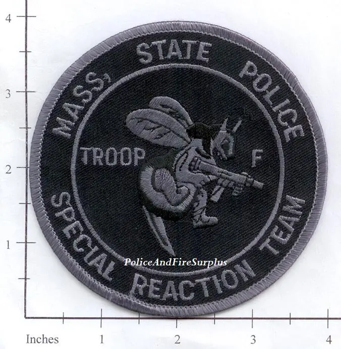 Massachusetts - Massachusetts State Police Troop F Special Reaction Team Patch 1