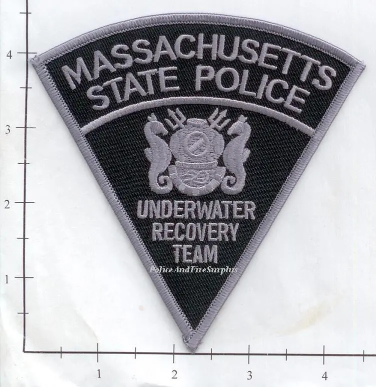 Massachusetts - Massachusetts State Police Underwater Recovery Unit Patch Subdued V2 1