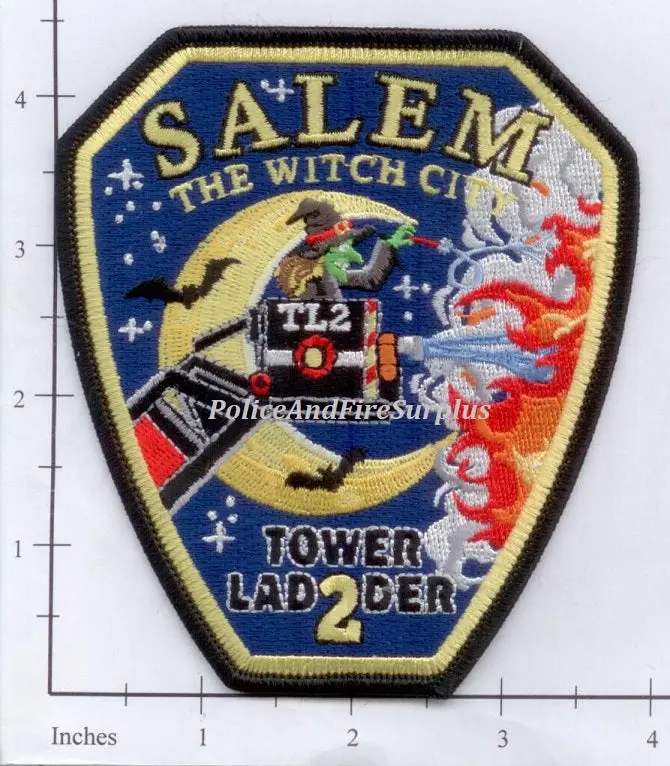 Massachusetts - Salem Ladder 2 Fire Dept Patch 1