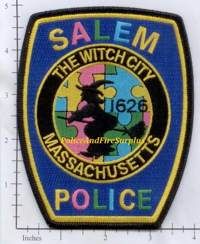 Massachusetts - Salem Police Dept Patch Autism Awareness 1