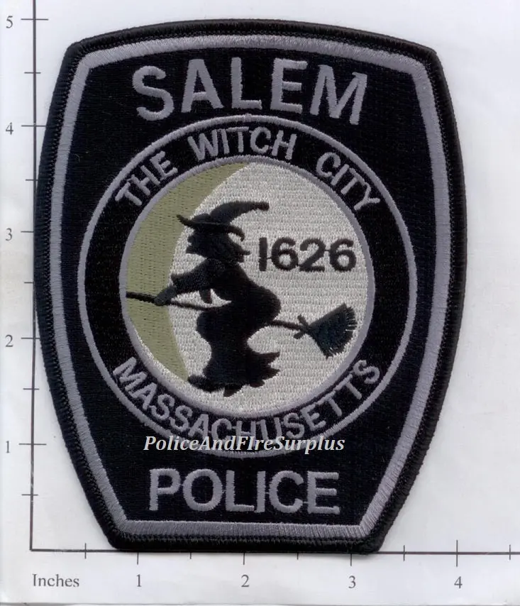 Massachusetts - Salem Police Dept Patch Subdued 1