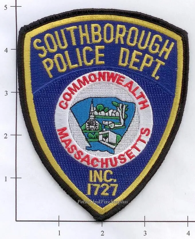 Massachusetts - Southborough Police Dept Patch 1