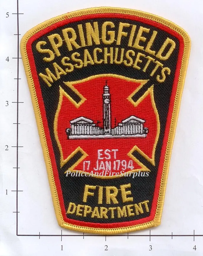 Massachusetts - Springfield Fire Dept Fire Patch V1 1