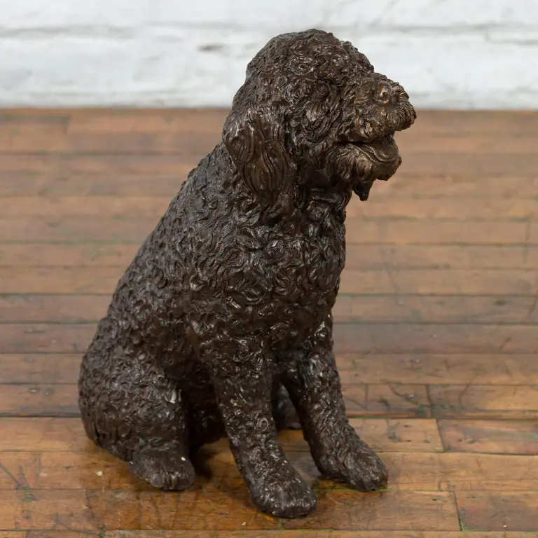 Max Bronze Dog Statue 1