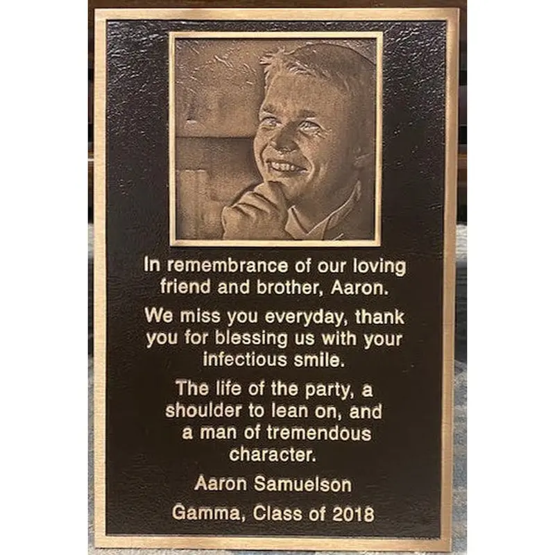 Memorial Remembrance Plaque 1