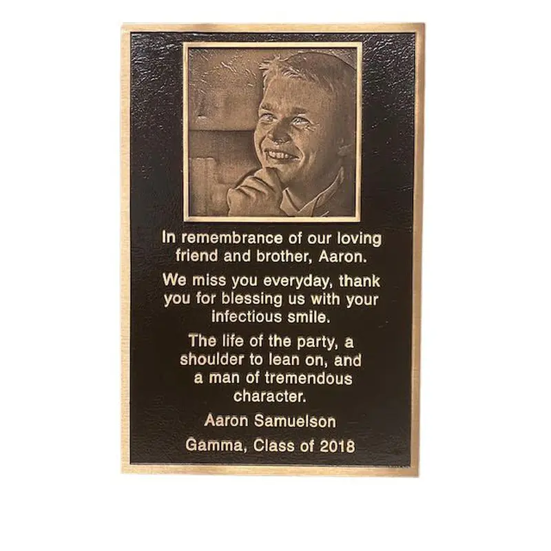 Memorial Remembrance Plaque 2