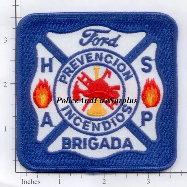 Mexico - Hermosillo Ford Stamping And Assembly Plant Fire Brigade Patch 1