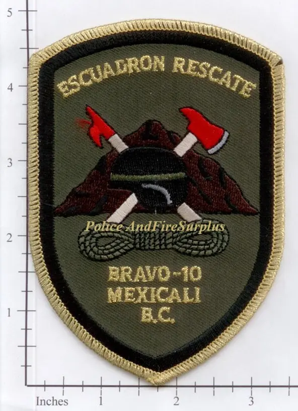 Mexico - Mexicali Rescue Squad Bravo 10 Patch 1