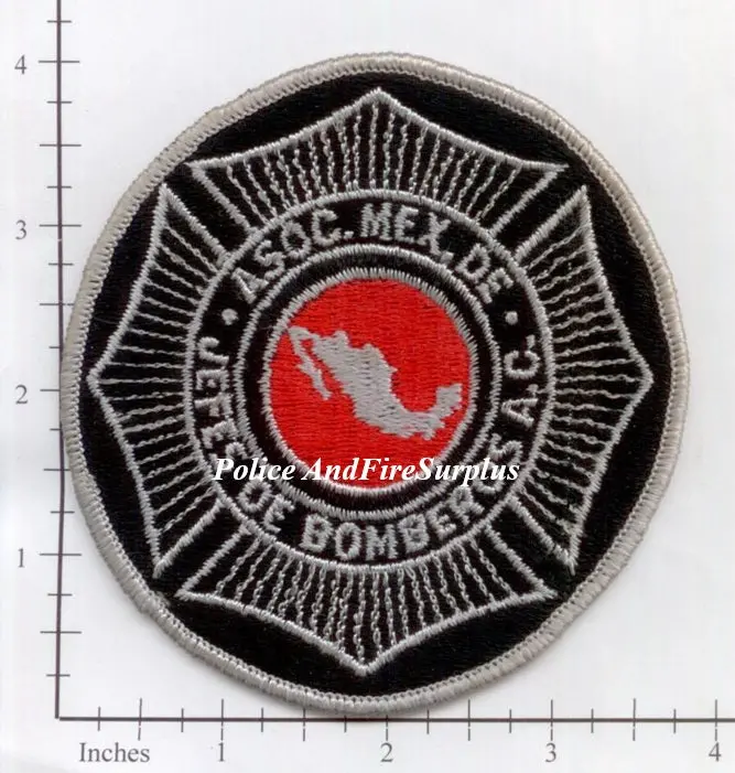 Mexico - Mexican Association Of Fire Chiefs Patch 1
