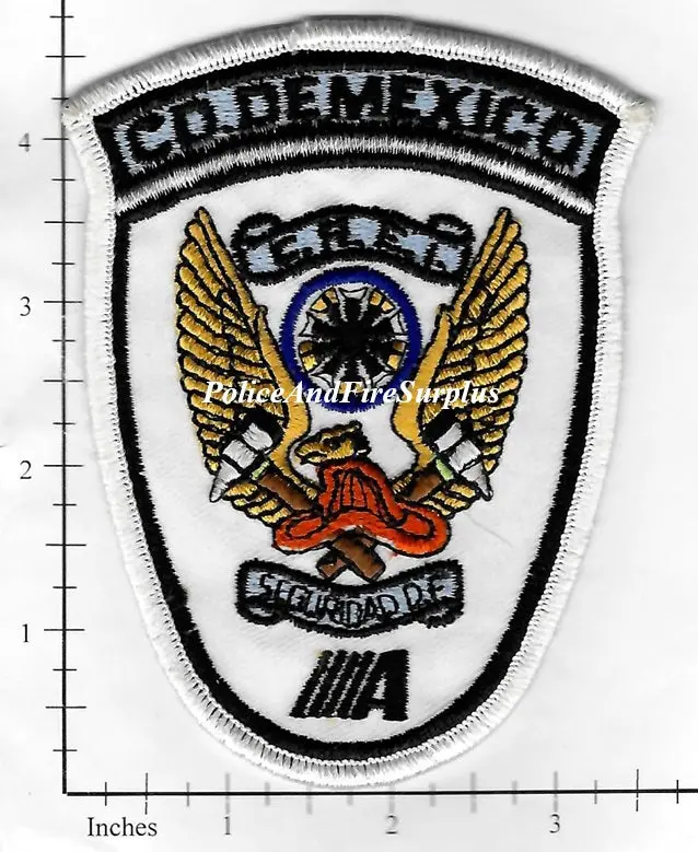 Mexico - Mexico City Airport Rescue And Firefighting Station Patch 1
