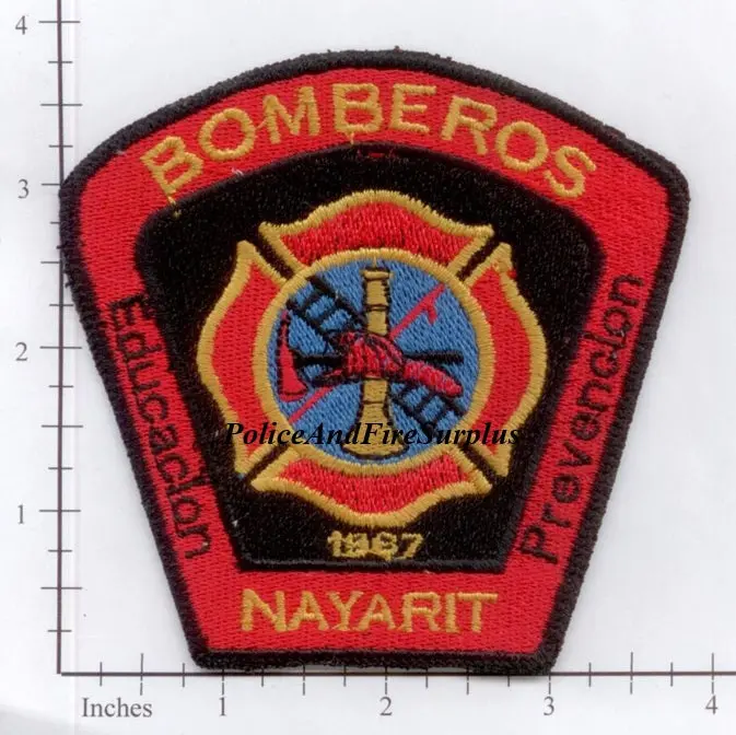 Mexico - Nayarit Firefighters Patch 1