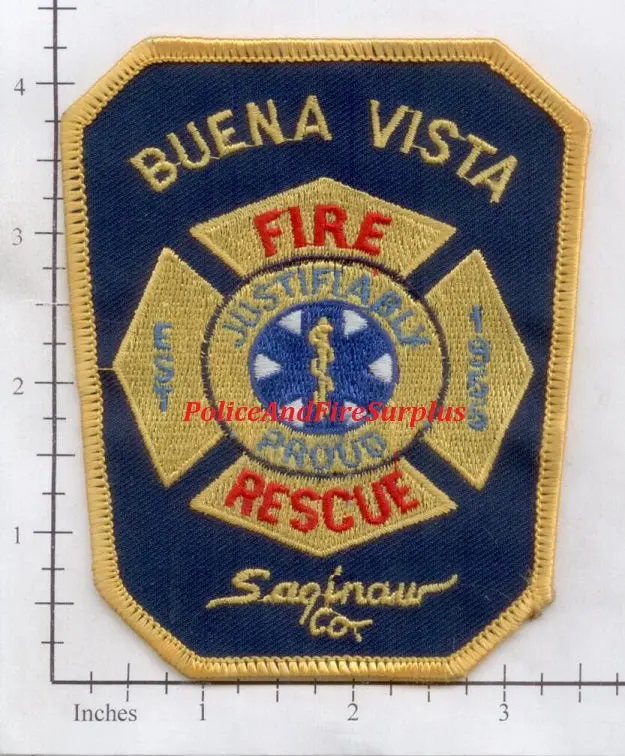 Michigan - Buena Vista Fire Rescue Patch 1