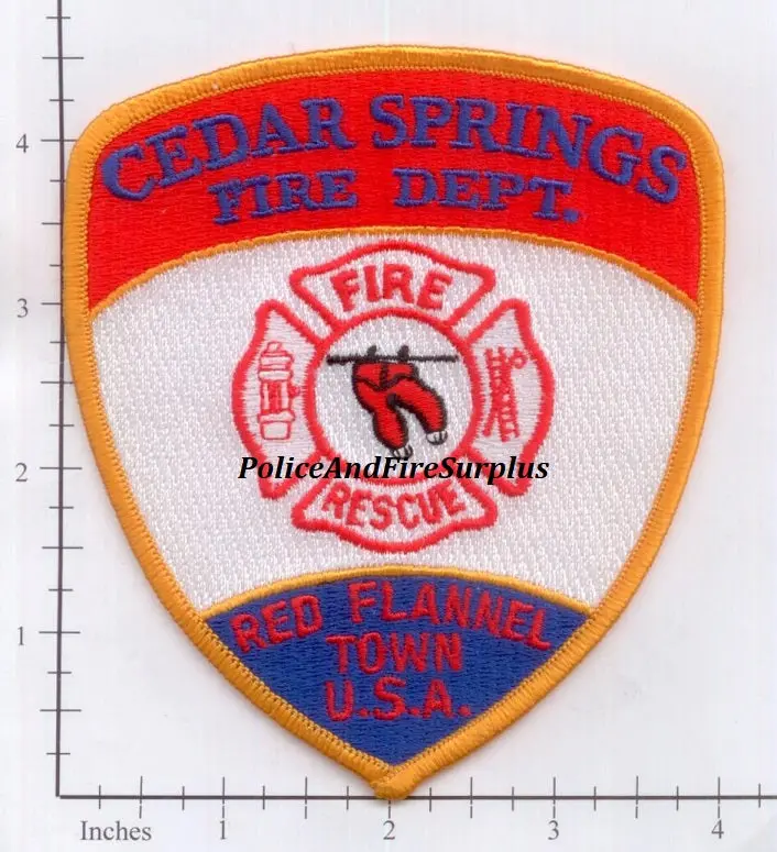 Michigan - Cedar Springs Fire Dept Patch 1