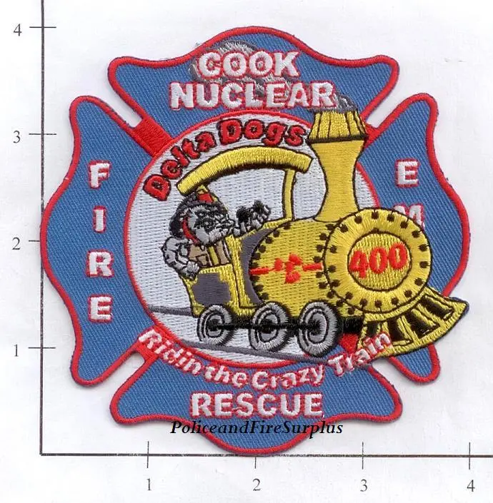 Michigan - Cook Nuclear Plant Fire Ems Rescue Patch 1