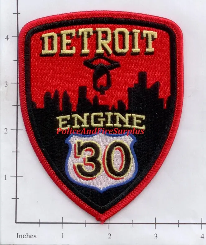 Michigan - Detroit Engine 30 Fire Dept Patch 1