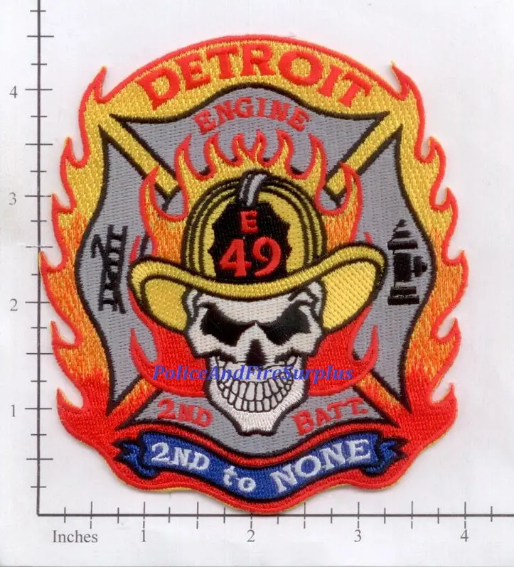 Michigan - Detroit Engine 49 Fire Dept Patch 1