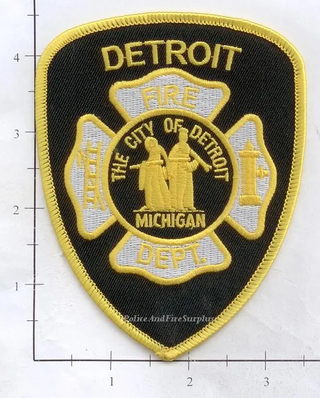 Michigan - Detroit Fire Dept Patch V2 1
