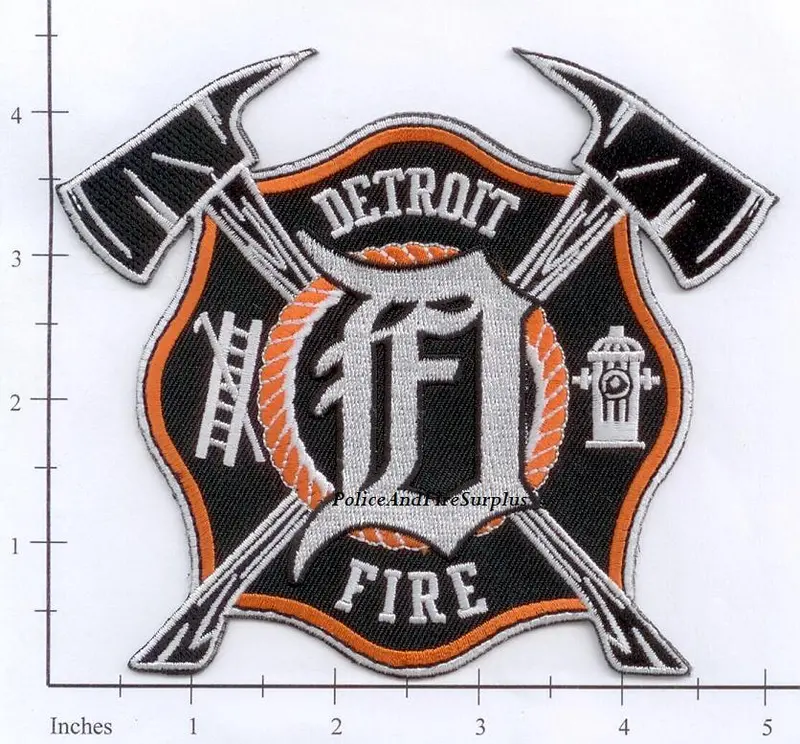 Michigan - Detroit Fire Dept Patch V3 1
