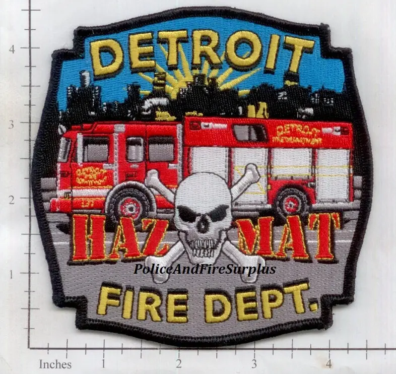 Michigan - Detroit Haz Mat Fire Dept Patch 1